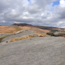 A coffee stop on the Burbage Rocks