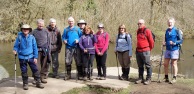 The happy gang at Monsal Dale